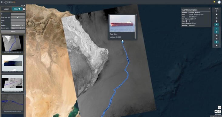 satellite oil spill detection